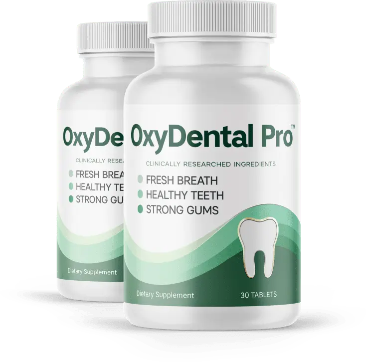 OxyDental Pro 2-bottle package — 60-day supply