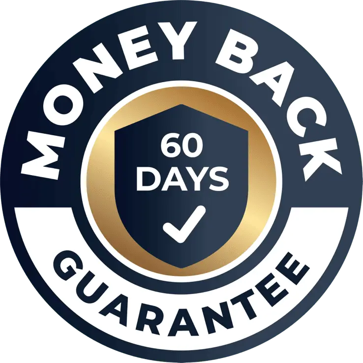 OxyDental Pro 60-day money-back guarantee badge
